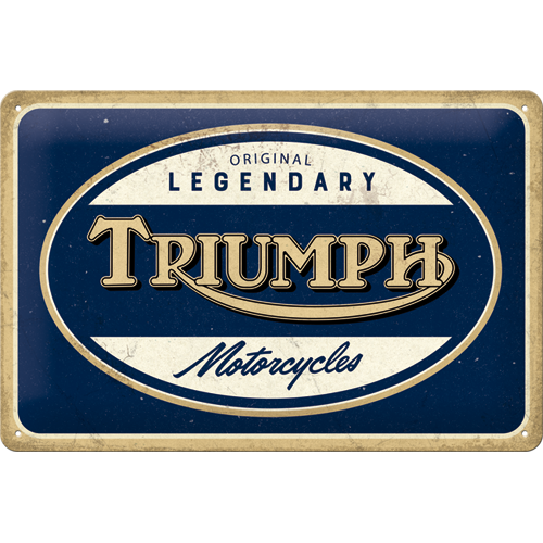 Triumph 'Legendary' Motorcycles Tin Sign