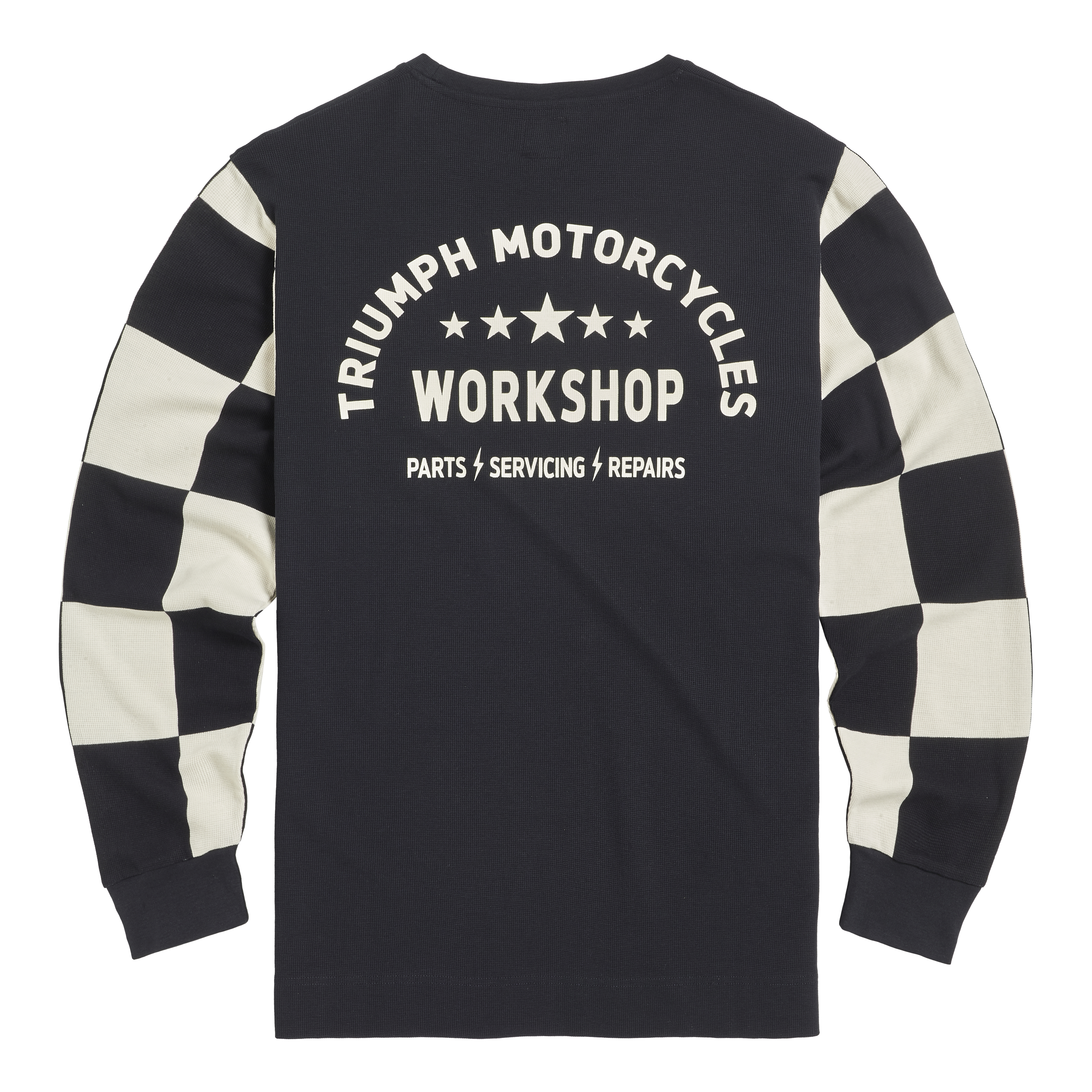 Harker Checkerboard Long Sleeve Waffle Tee