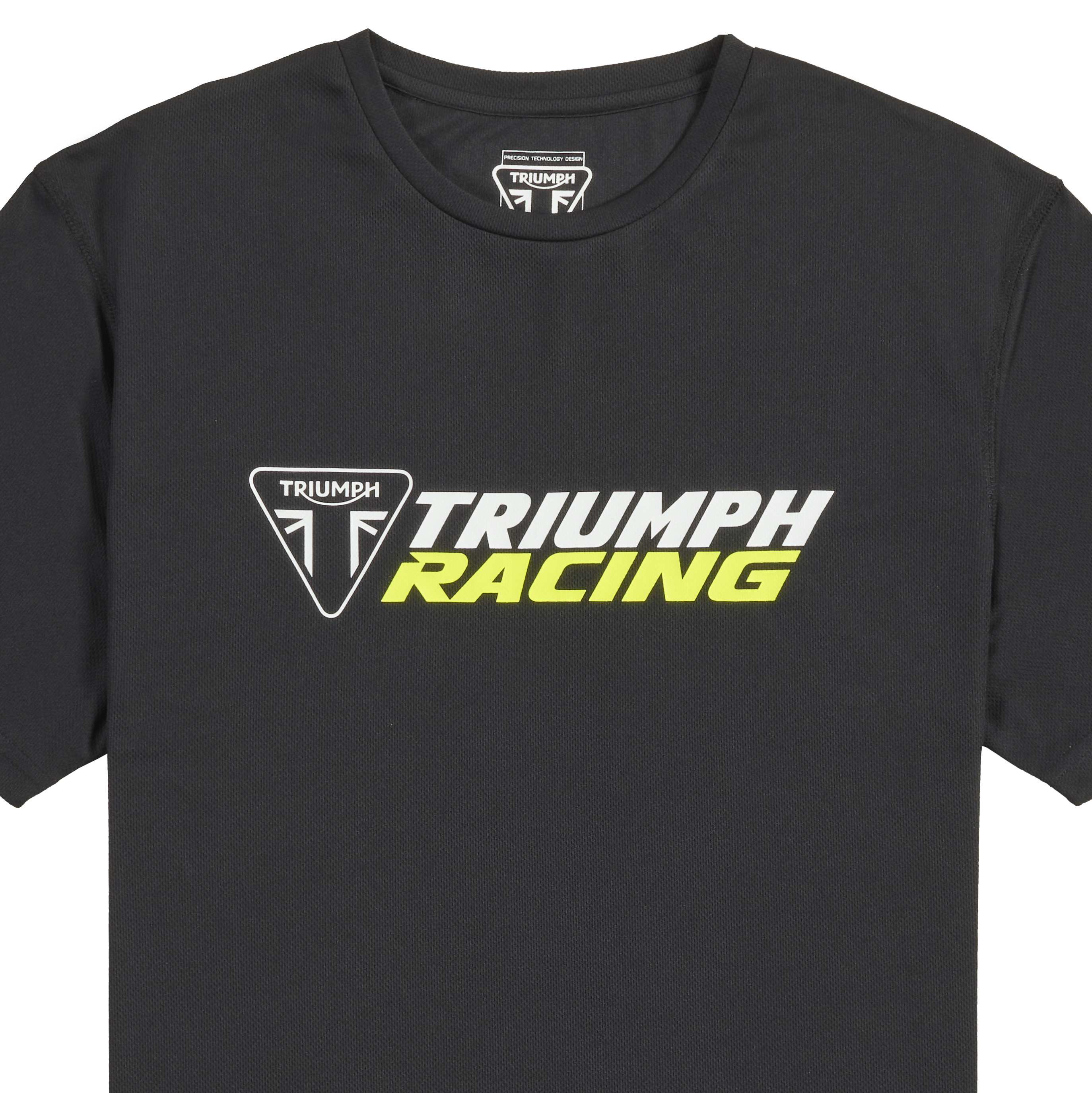 Triumph Racing Rapid Dry Crew Neck Logo Tee