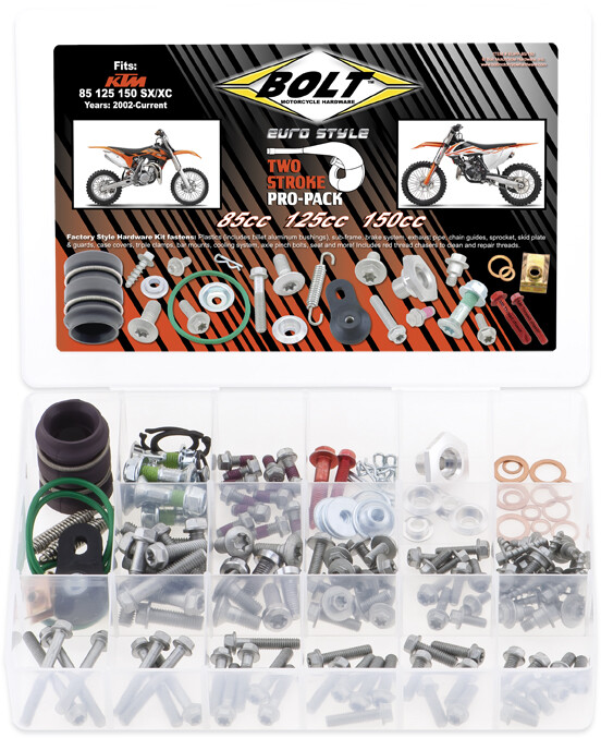 BOLT 020-00119 - Euro Style Two Stroke Pro-Pack Hardware Kit