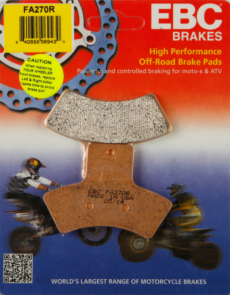 EBC 15-270R - R-Series Sintered Brake Pads