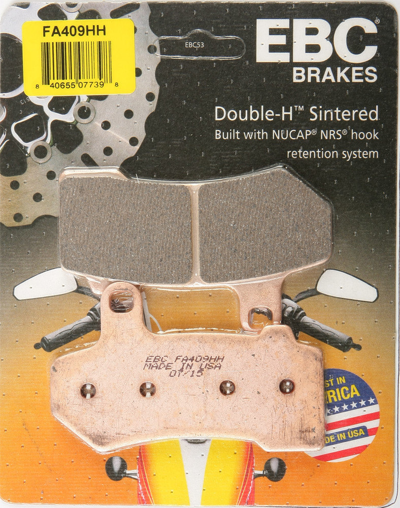 EBC 15-409H - FA409HH Double-H Sintered Brake Pads
