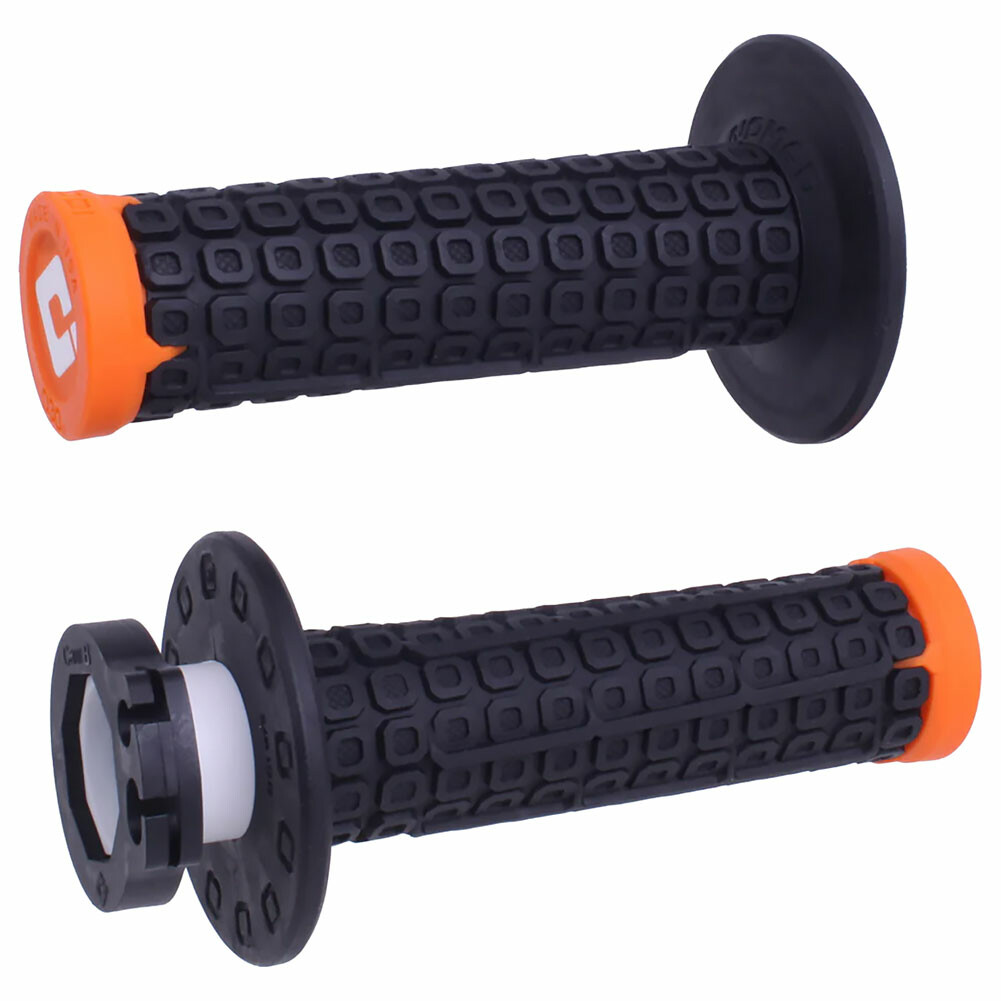 ODI 206-0030 - Nomad Lock-On Off-Road Grips with D3O Black/Orange
