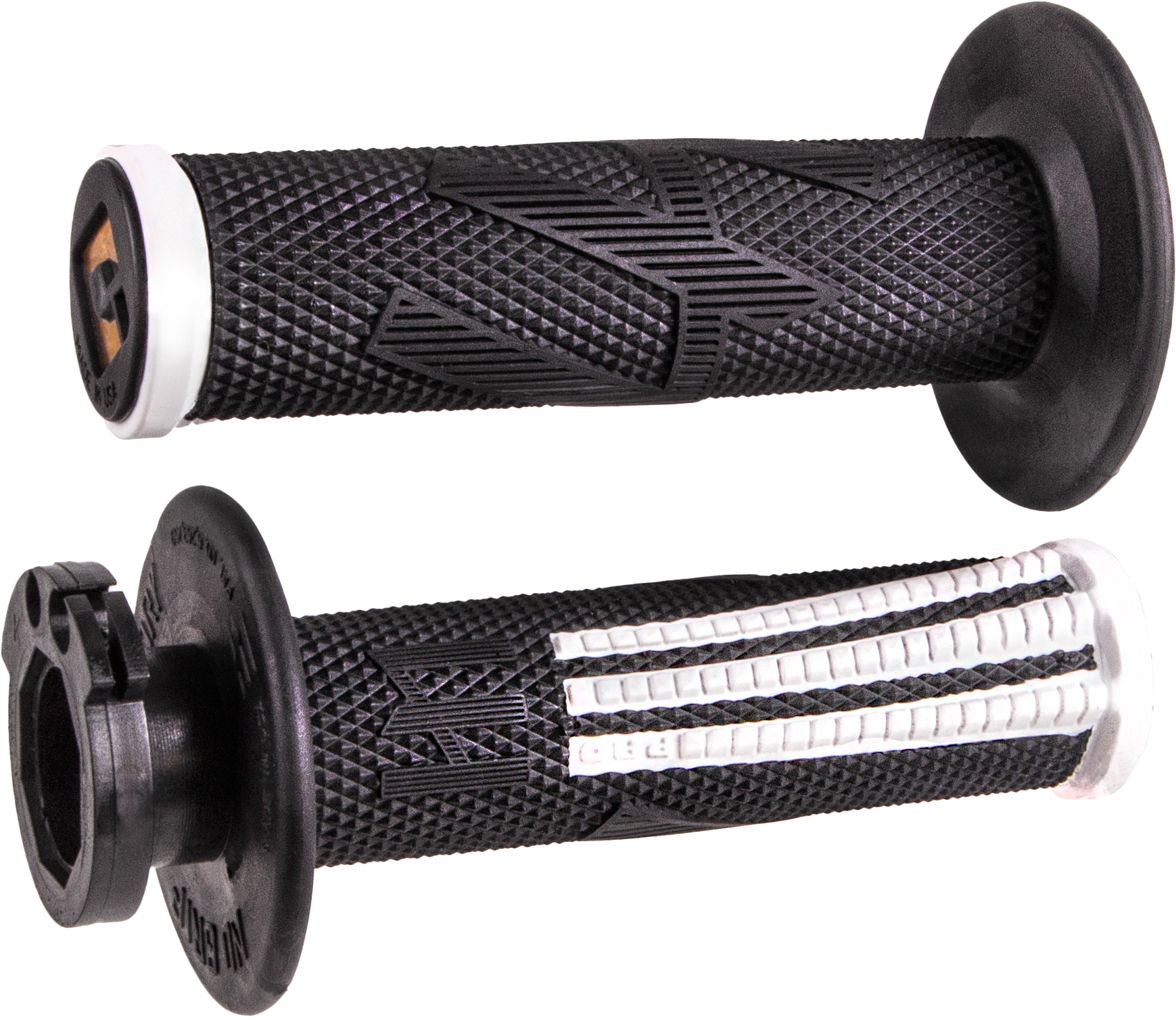 ODI 206-1080 - Emig Pro V2 Lock-On Grip System Black/White