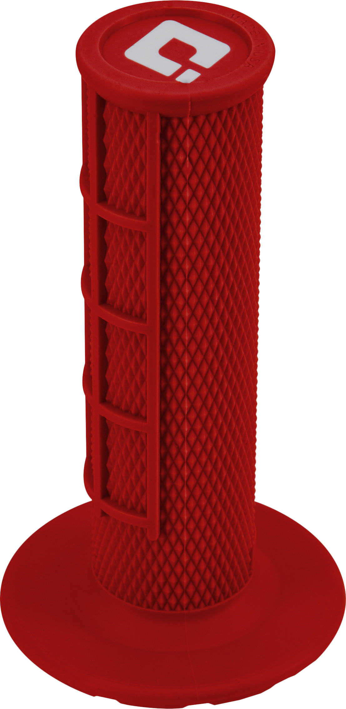 ODI 206-1095 - Half Waffle Lock-On Grip Red