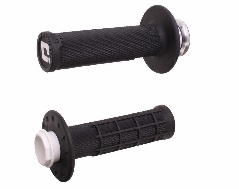 ODI 206-1150 - Micro-X Half-Waffle V2 Lock-On Grips Black/Silver