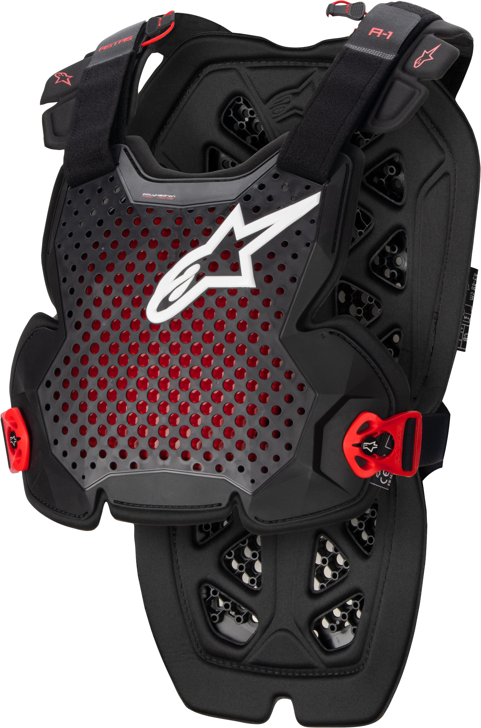 Alpinestars 482-62011 - A-1 Chest Protector Anthracite/Black/Red XL/2X
